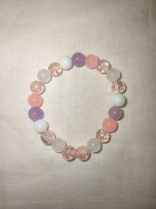 Colorful Crystal Beaded Bracelets (Pack of 2)🦄💗