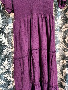 💜Zudio Purple  Maxi Dress💜