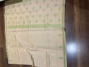 light pastel brown saree