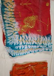 Bandhani Material - Vibrant Colors