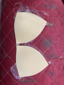 Nude Bra with Clear And Detachable Straps