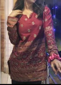 Elegant Embroidered Tunic Top