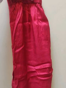 Red Kurta With Pant