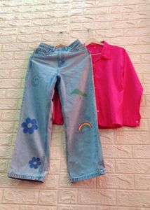 Cute Pinteresty Jeans and pink shirt🍬