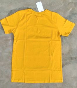 Brand New Panda Printed Half Yellow T-shirt