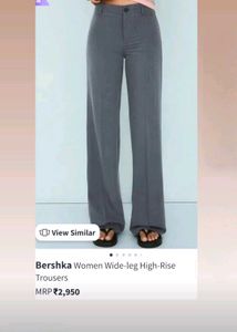 Women Grey Formal Pant