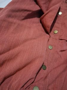 Rust Off-the-Shoulder Top