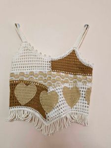 Crochet Heart Top