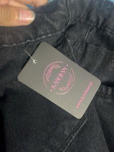 brand new black straight fit jeans