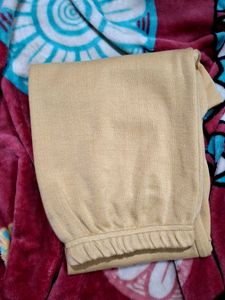 Mustard Color Skinny Winter Trousers