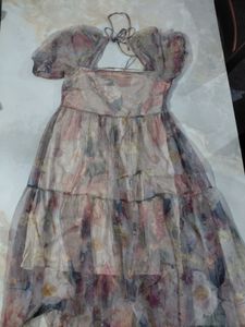 H&amp;m Stunning Floral Tiered  Dress