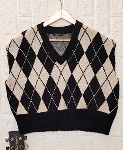 Korean Half Vest Sweater