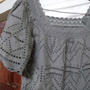 Elegant Olive Green Top