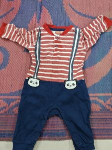 0-3 Months Cotton Rompers