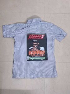 Striped Shirt with Graphic