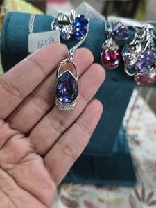 Purple Crystal Pendant