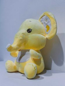 Cute Yellow Plush Elephant Toy