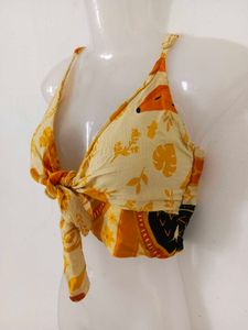 Boho Chic Floral Crop Top