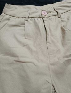Beige Trousers