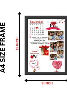 Customized Romantic Birthday Photo Frame –