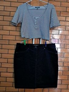Top N Skirt  In Imported Fabric