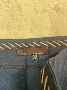 Women Formal Trouser Dark Blue