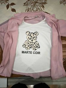 Women Pink Colour Top