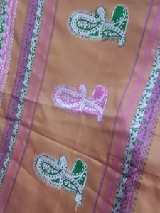 Beautiful Silk Orange Colour Saree