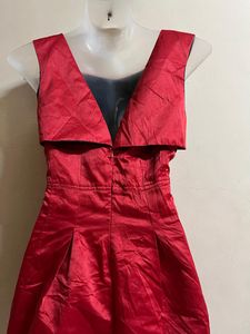 Korean Red Designer One Piece