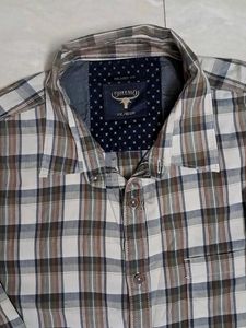 Men&#39;s Checkered Long Sleeve Shirt