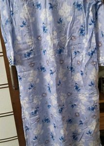 New mulmul chikankari kurti