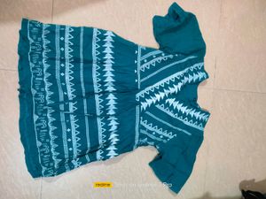 Cotton Blend Printed Top
