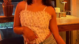 Floral Lace Trim Cami
