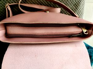 Nude Pink Sling Bag..