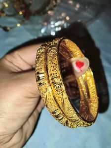 Golden Plated Bangles(1gram Gold-plated)