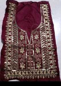 5 Pieces Neck Embroidered Patches New