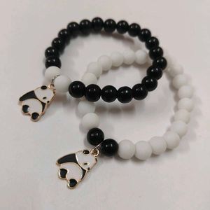 Panda Charm Beaded Bracelets