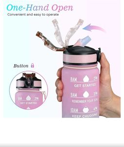JUGTE Plastic Water Bottles 1 Litre Sipper Bottle