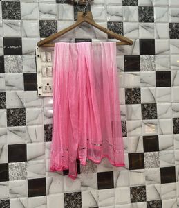 Pink Chikankari Mirror  Set