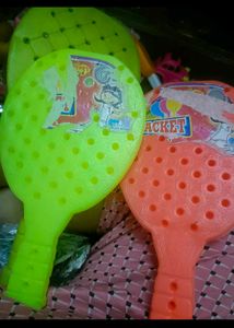 Combo Of Toys Puzzle Badminton And One Bird