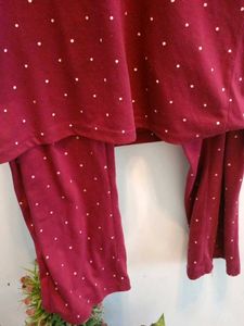 Women Cotton Night Suite