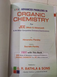 GRB Advanced Problems in Organic Chemistry for JEE
