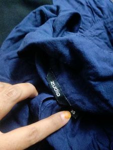 zudio branded  Navy Blue Long Sleeve Dress