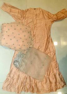 Peach Kurta