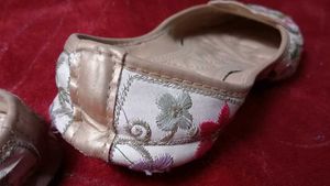 Floral Embroidered Flats