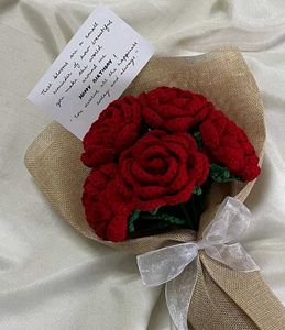 On Sale !!!Crochet Rose Bouquet  😍😍🥰