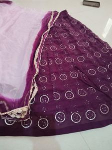 Burgundy Lehenga