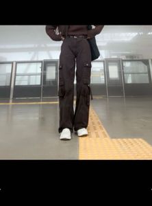 8 pocket black cargo jeans