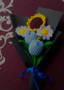 Crochet 🧶 Bouquet Of Multiple Flowers