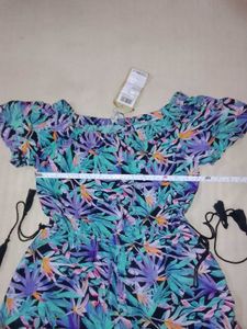 Tropical Print Playsuit
